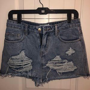 Denim skort never worn before